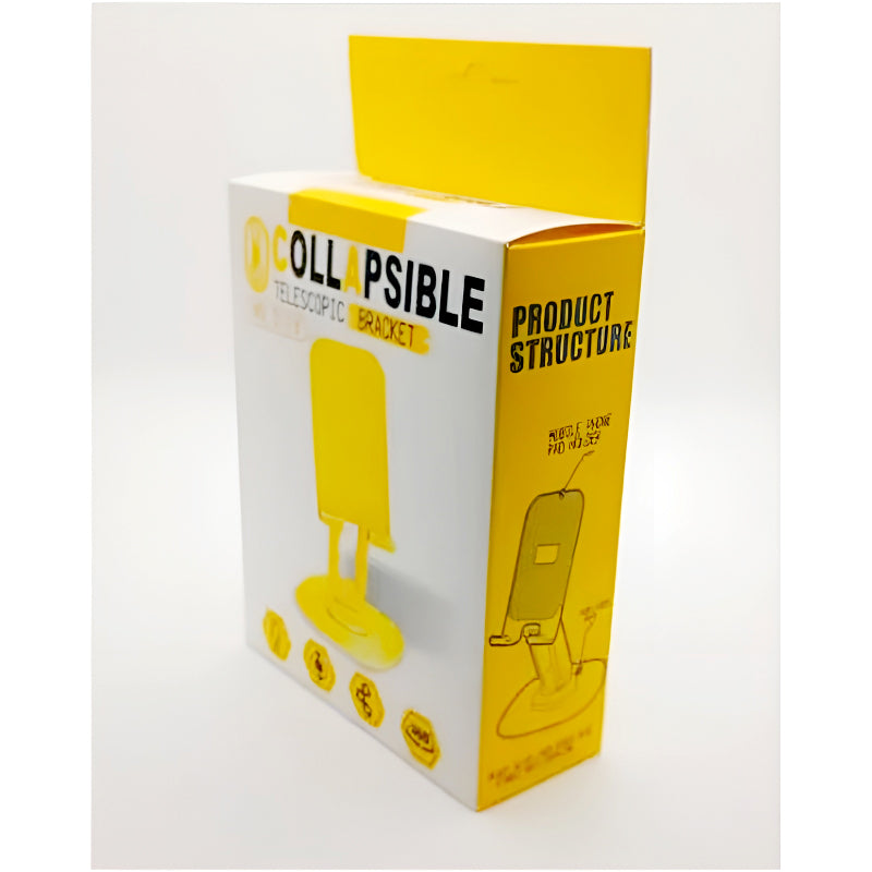 S118 Collapsible Telescopic Phone/Tablet Stand – 360° Rotation