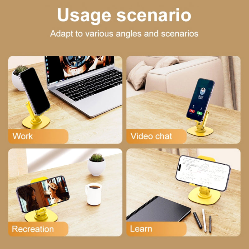 S118 Collapsible Telescopic Phone/Tablet Stand – 360° Rotation