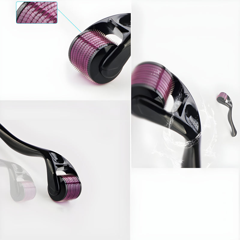 Pack Of 2 – 0.5mm Multi-Function Microneedle Derma Roller Facial Arm Neck Massage Skin Care Tools