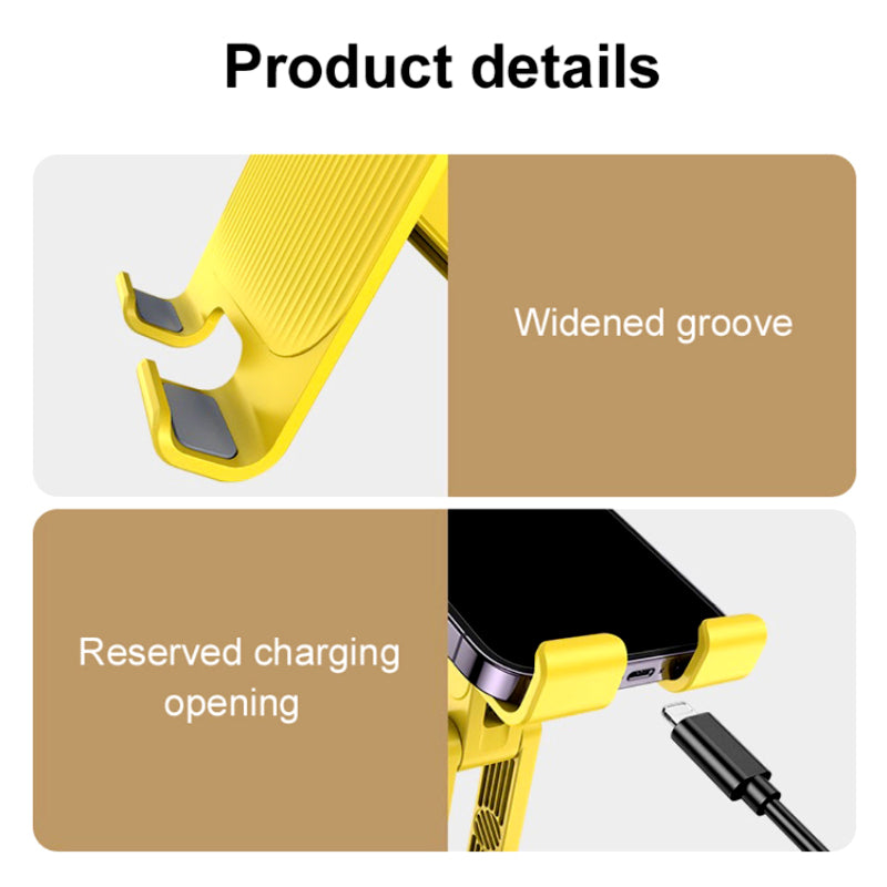 S118 Collapsible Telescopic Phone/Tablet Stand – 360° Rotation