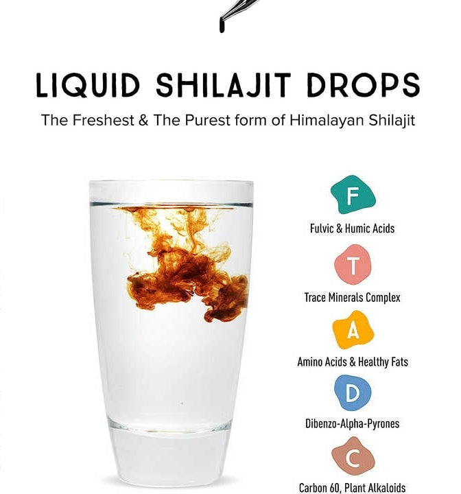 15ml Pure Organic Himalayan Shilajit Liquid Drops